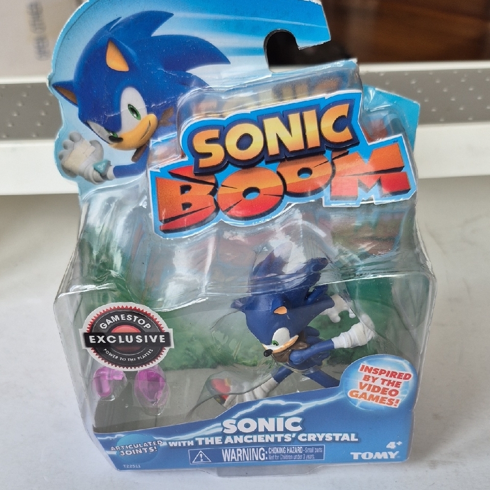 Sonic Boom Action Figure - Blue. Game Stop Exclusive 4+ Tomy.